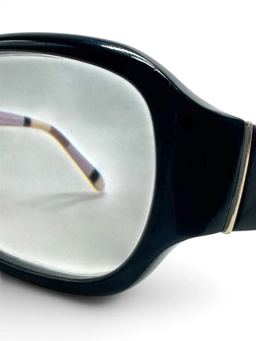 Kate Spade New York Karly Eyeglasses Black Rectangular Plaid Temples 135